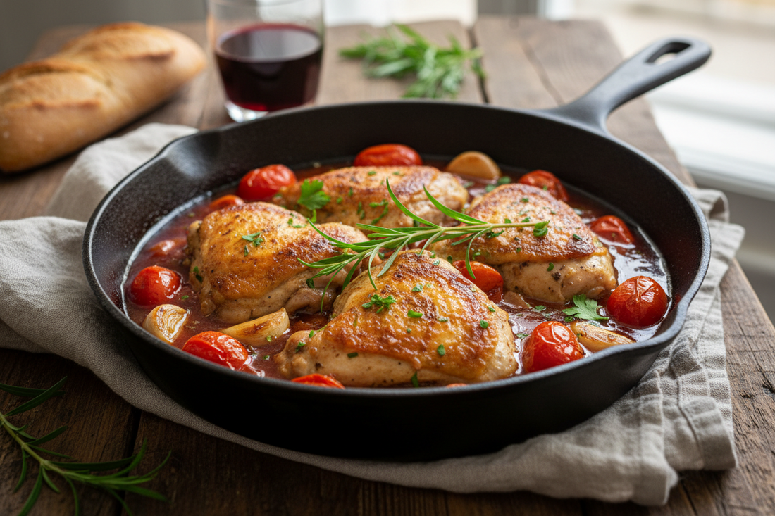Poulet au Vinaigre (Chicken with Vinegar)