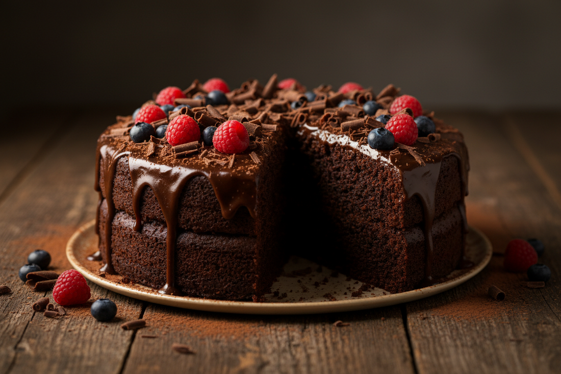 Super Moist Chocolate Spelt Cake